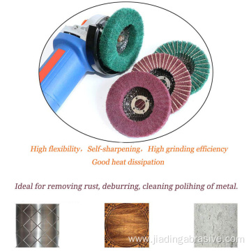 abrasive non woven flap wheel for paint polishing